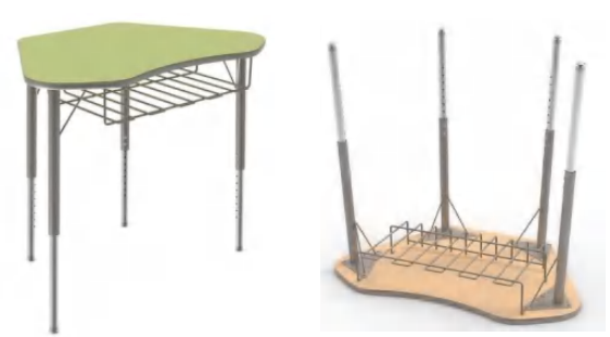 Adjustable Student Desk and Chair Set